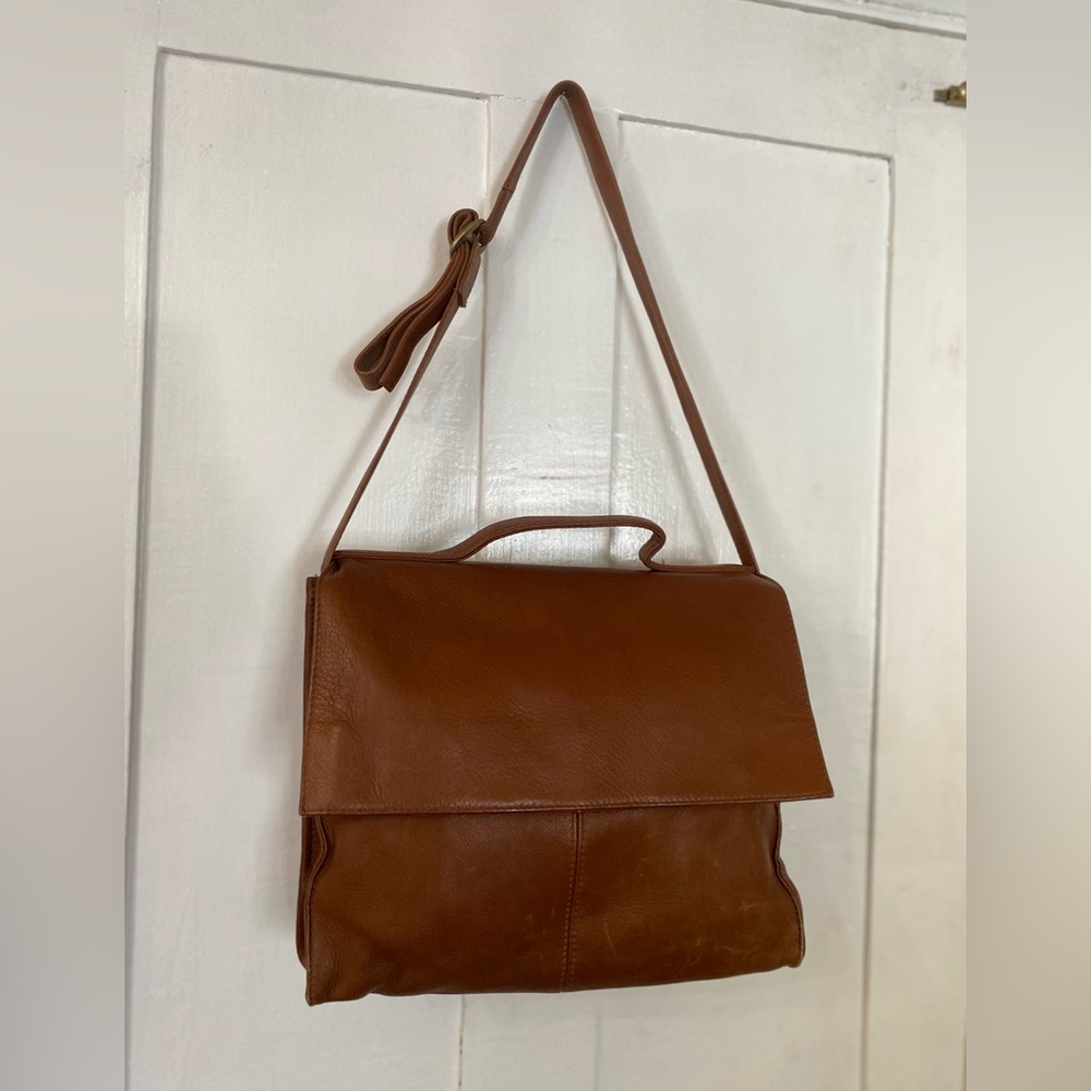 HOBO Brown Leather Shoulder Bag - Picture 2 of 14